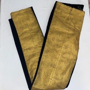 Unique Gold and black jeans